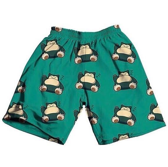 Quần Short Hoạt Hình unisex