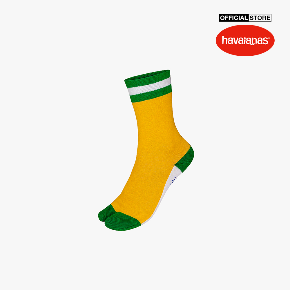 Havaianas - vớ unisex cổ cao nhiều màu brasil 4145803-0023