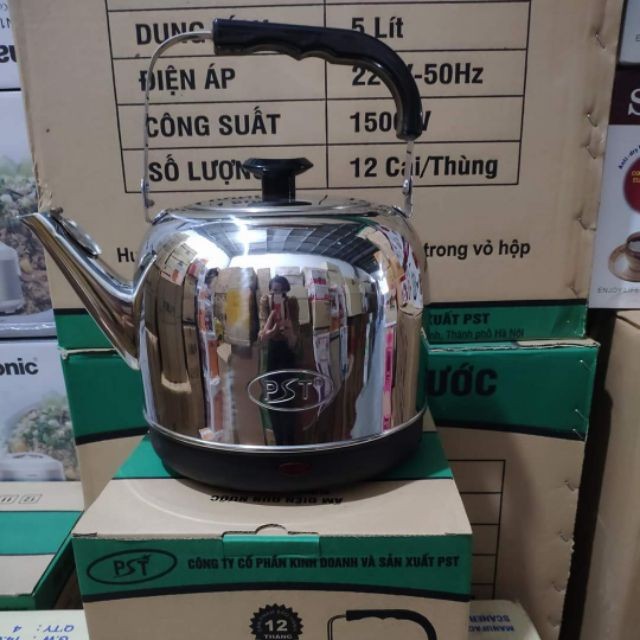Ấm SIÊU TỐC không Ruột 5L - ĐẠT TƯỜNG và ấm 1,8 L