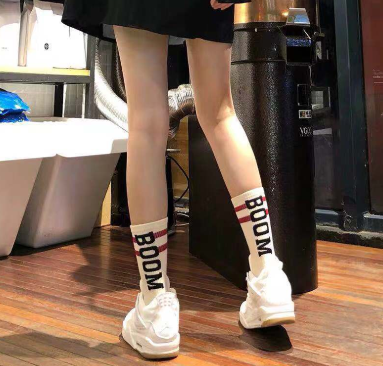 Set 2 Đôi Tất BOOM Cao Cổ Siêu Hot (có 2 màu)