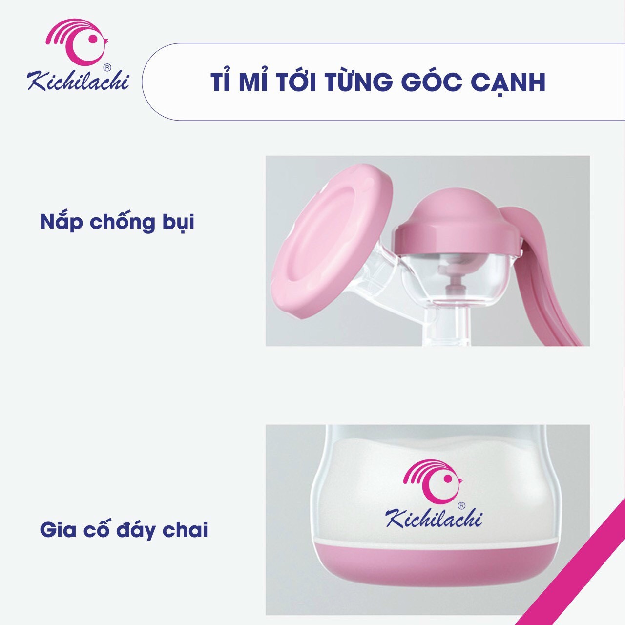 Dụng cụ Máy Hút sữa cơ bằng tay Kichilachi