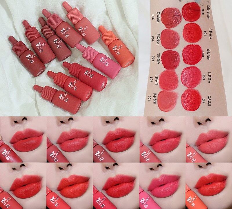 (New - 10 Màu) Son Kem Lì Peripera Ink Velvet Tint