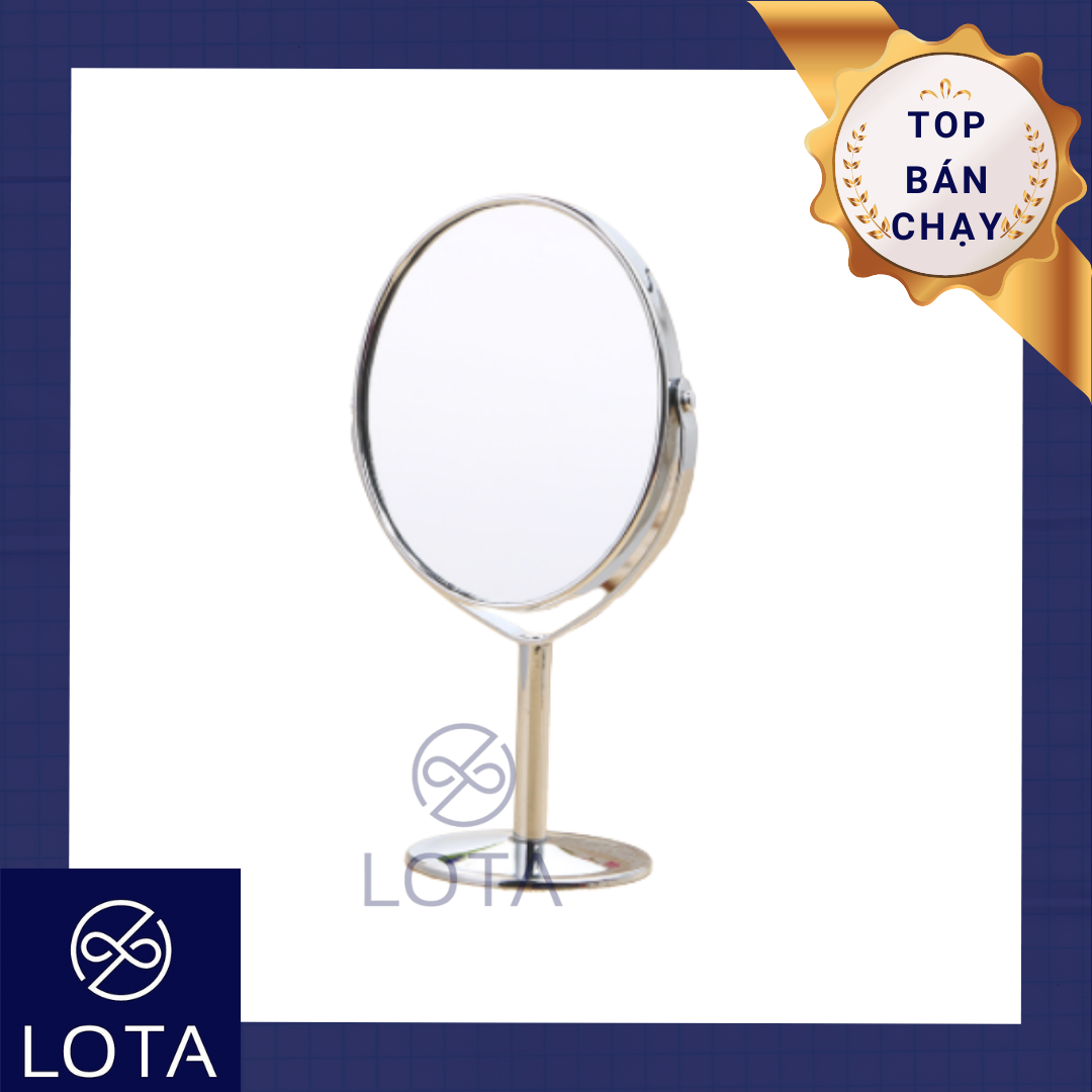 2 sides makeup mirror - round, oval