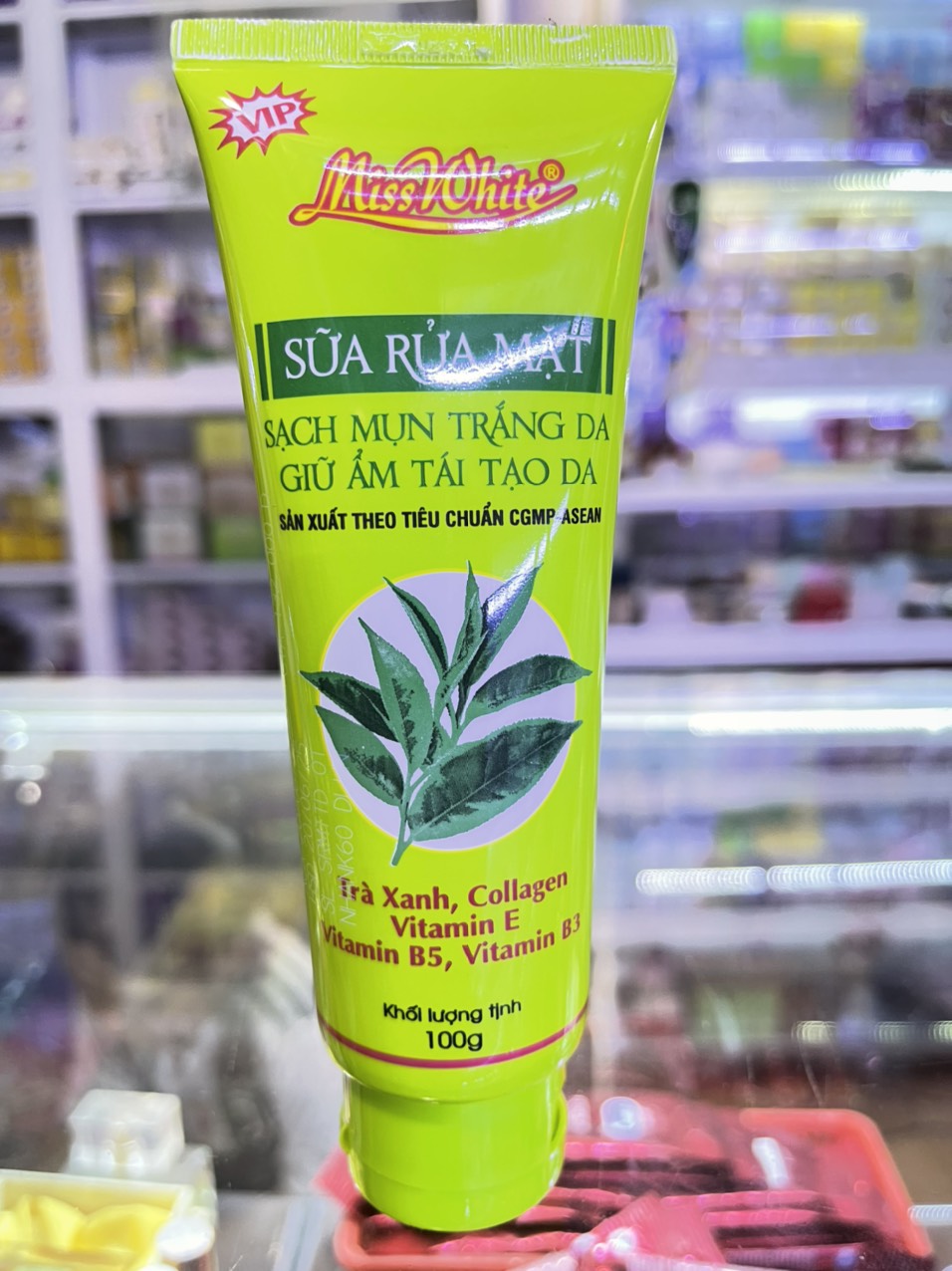 Sữa rửa mặt Trà Xanh Misswhite 100g