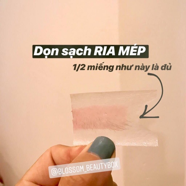Miếng dán tẩy lông WAX lông mặt ria mép VEET