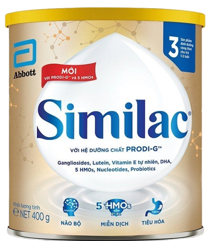 Sữa bột Abbott Similac HMO số  1, 3 -  400g HSD 5-2024