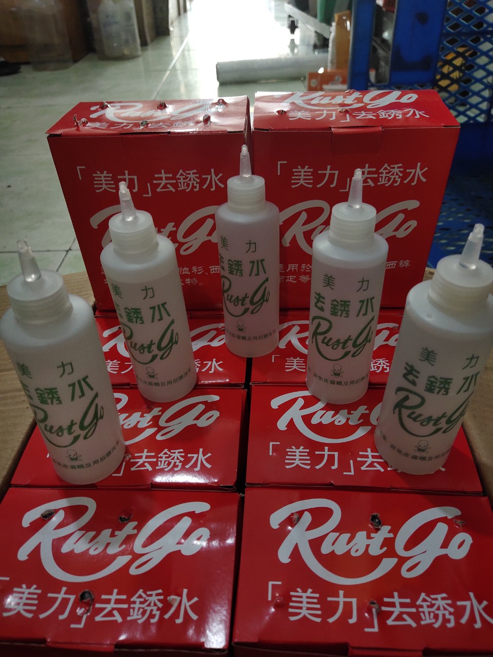 nước tẩy rỉ sét trên vải rust go