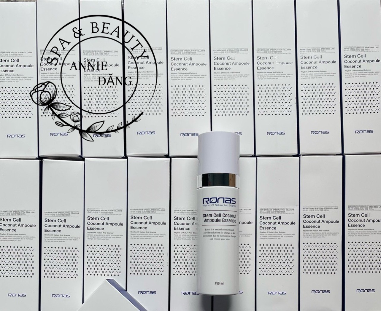 [HCM]Tinh Chất Tế Bào Gốc Ronas Stem Cell Coconut Ampoule Essence (150ml)