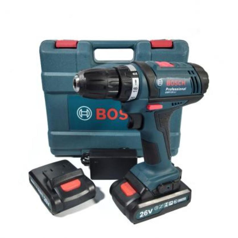 Máy Khoan Bosh 26V Lõi Đồng loại 2 PIn, Tặng Kèm Mũi Bắt Vít