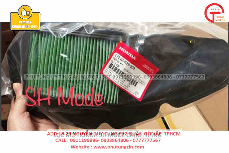LỌC GIÓ HONDA SH MODE CHÍNH HÃNG