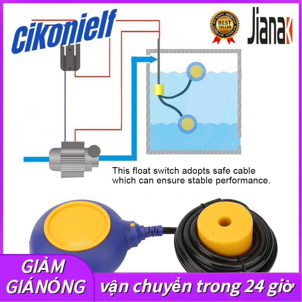 220V Float Switch Water Level Controller Contactor Sensor with 3 Meters Cable