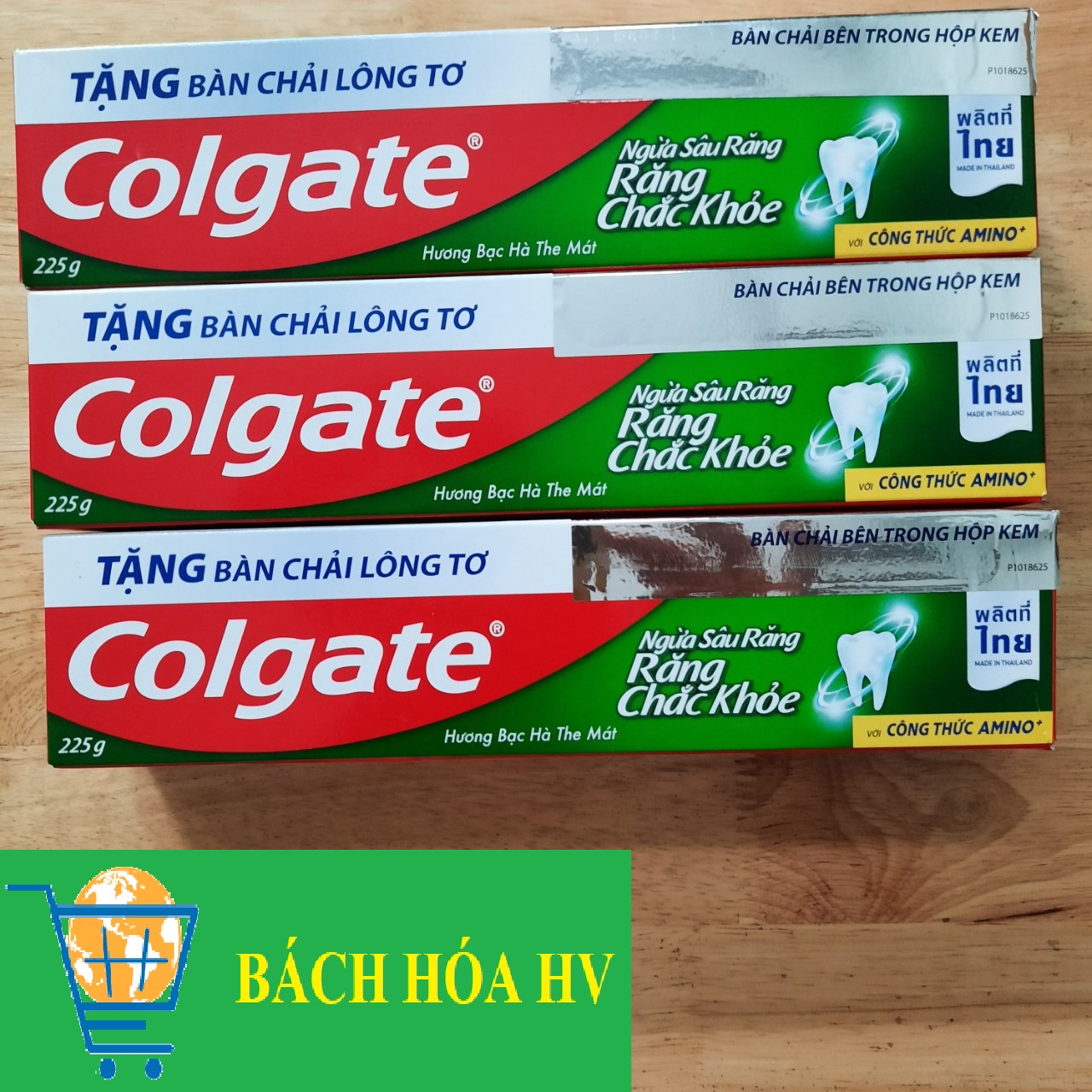 COMBO 3 cây kem đánh răng COLGATE Ngừa Sâu Răng 225g - BACH HOA HV