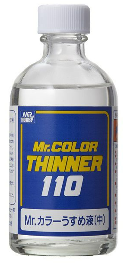 DUNG MÔI MR HOBBY LACQUER THINNER - MR COLOR THINNER / LEVELING THINNER 110ML