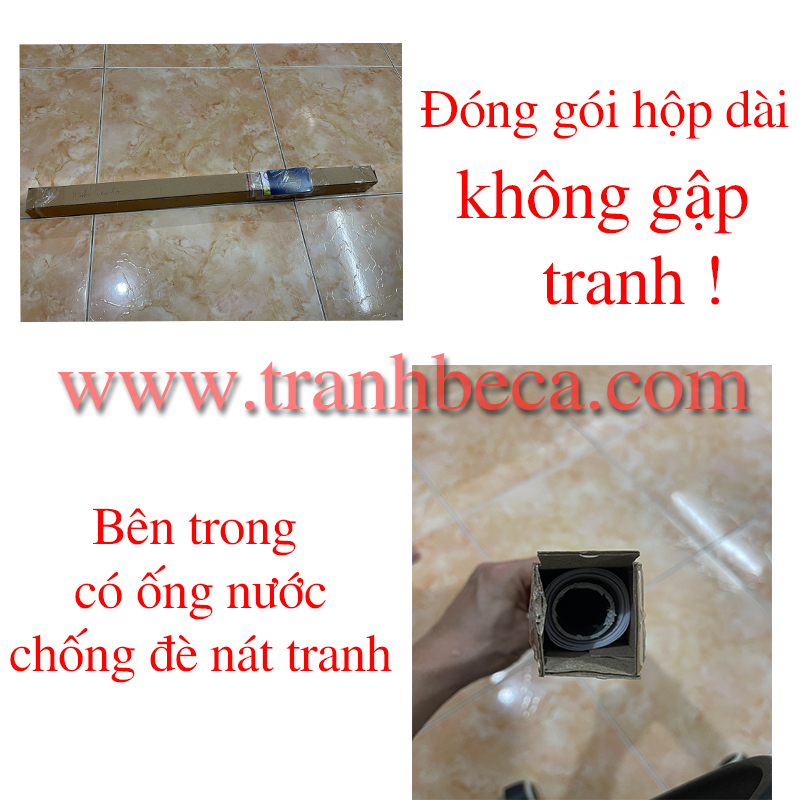 tranh 3d bể cá dán đáy ô cờ