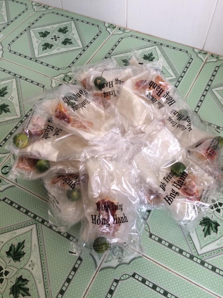 Combo 10 bánh tráng Hồng Hạnh sate siêu nghiền
