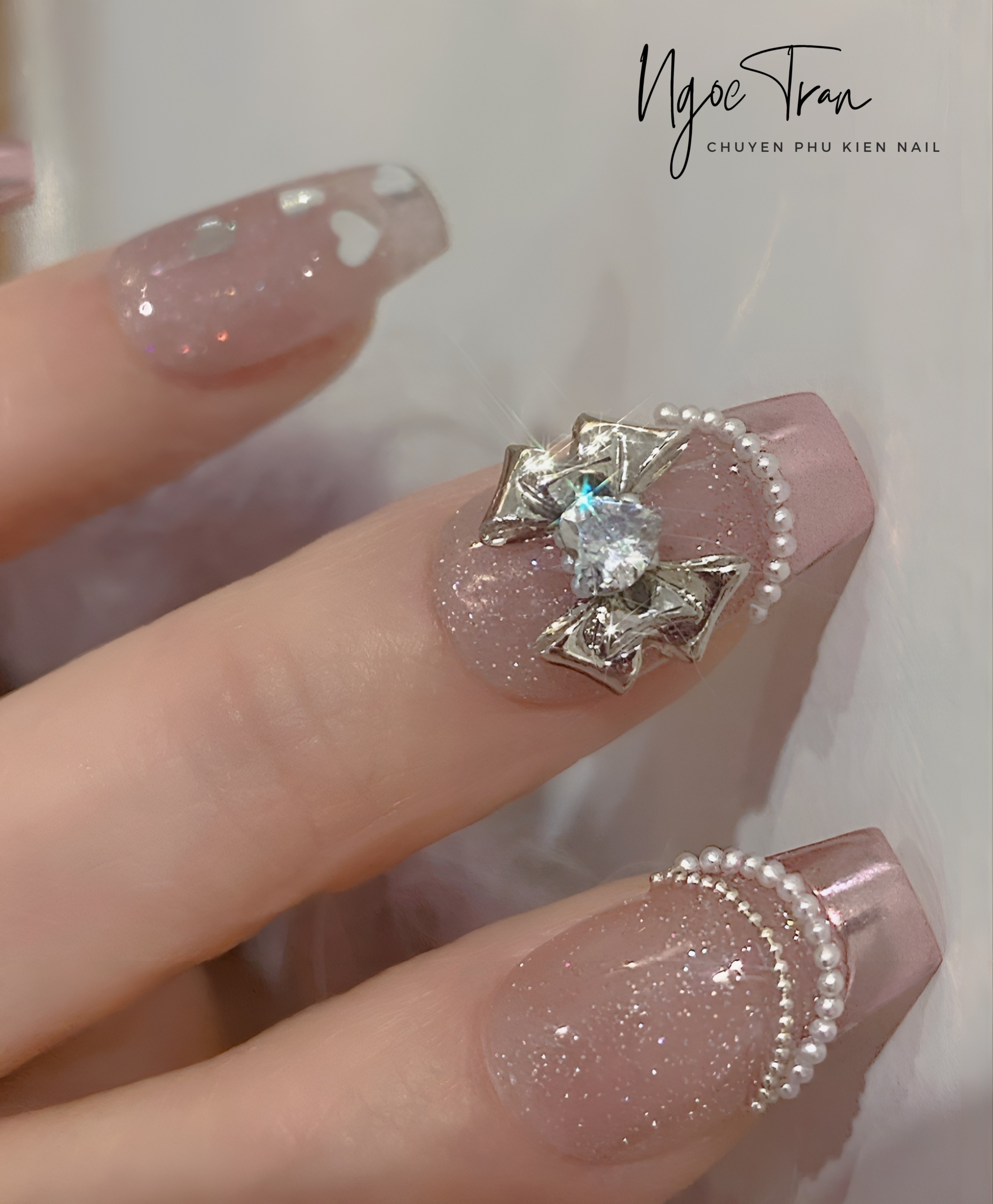 Charm Đá Cao Cấp Đính Móng Tay 3B