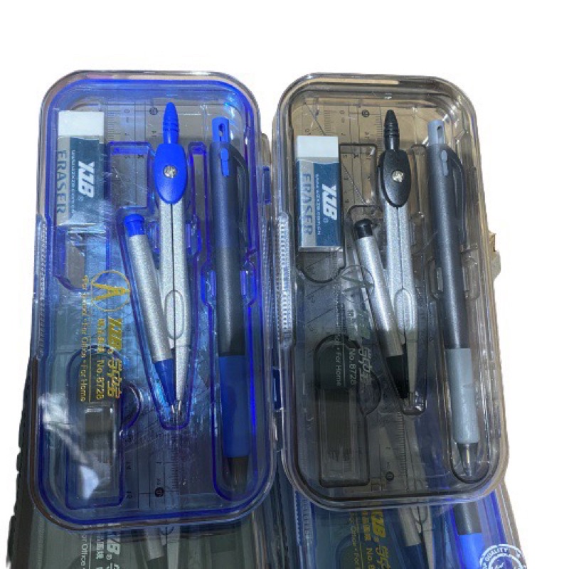 Hộp Compa, Eke, Bút chì 8 Món 2 Tầng 8728 _TGVPP