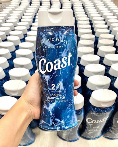 SỮA TẮM GỘI NAM 2IN1 COAST 532ML USA