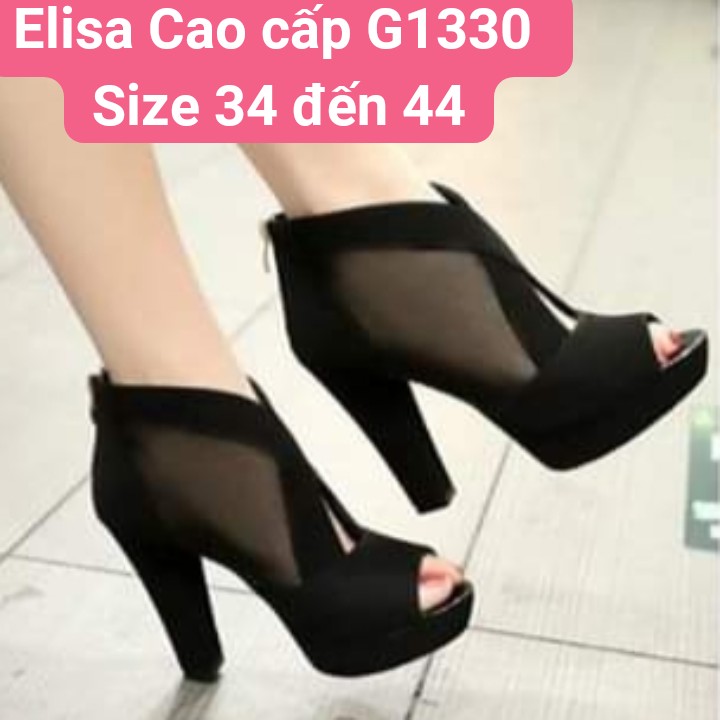 [HCM]G1330 - Giày Elisa phối lưới sang trọng