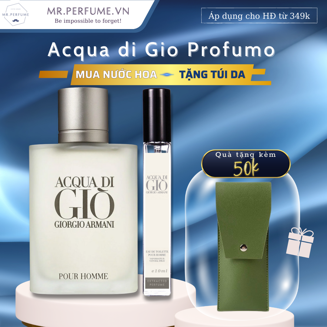 Nước hoa chiết chính hãng nam Aqua.di GI0 Pour.Homme