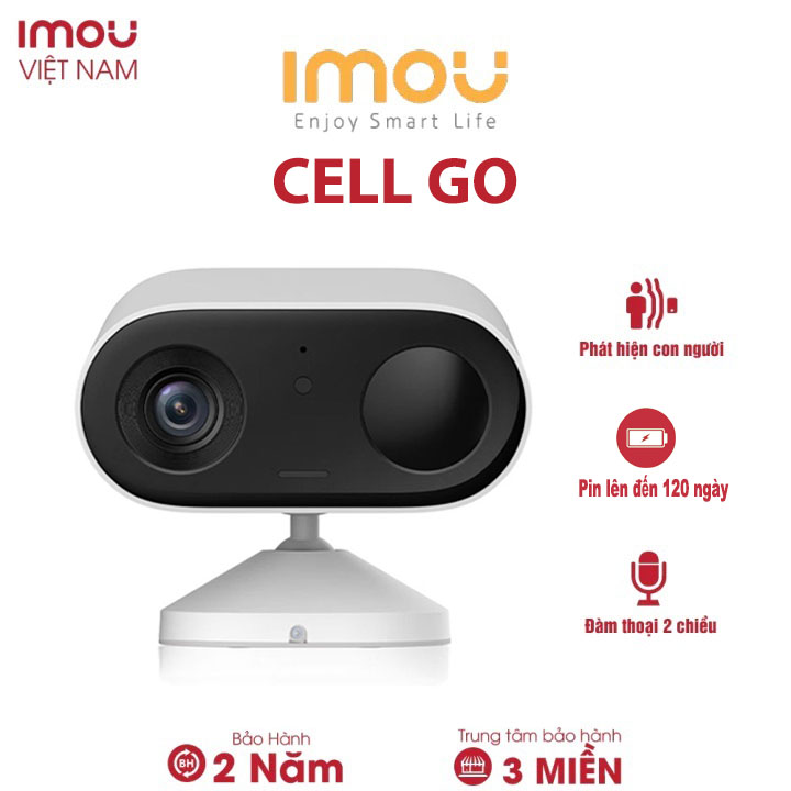 CAMERA WI-FI IMOU CELL GO IPC-B32P-V2 3MP DÙNG PIN