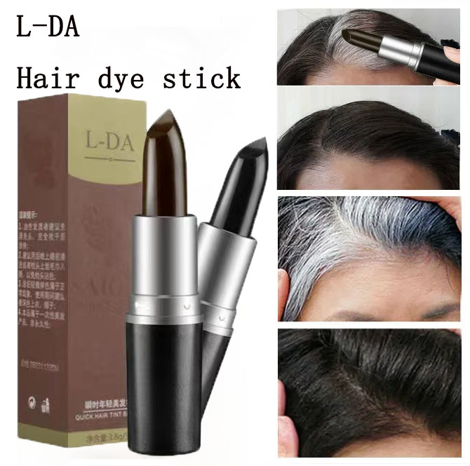 [Chính Hãng] 100% Original Phủ Bạc Tóc Thuốc nhuộm tóc Stick ( Màu Đen)Pure Plant Hair Dye Stick，Dễ dàng mang theo và sử dụng nhanh chóng
