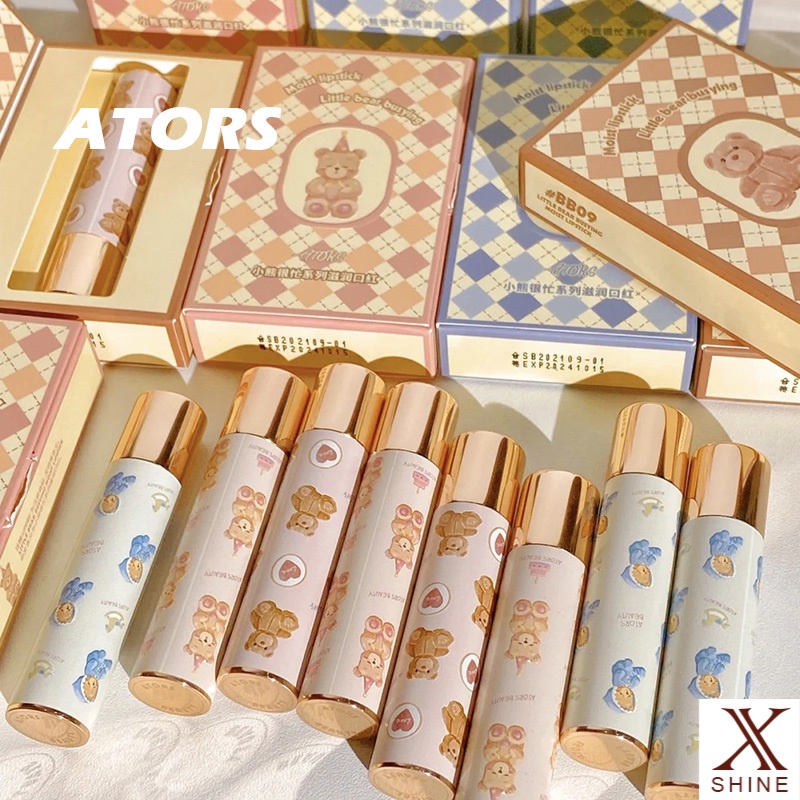 Son Thỏi ATORS Son Dưỡng Có Màu Little Bear Lipstick