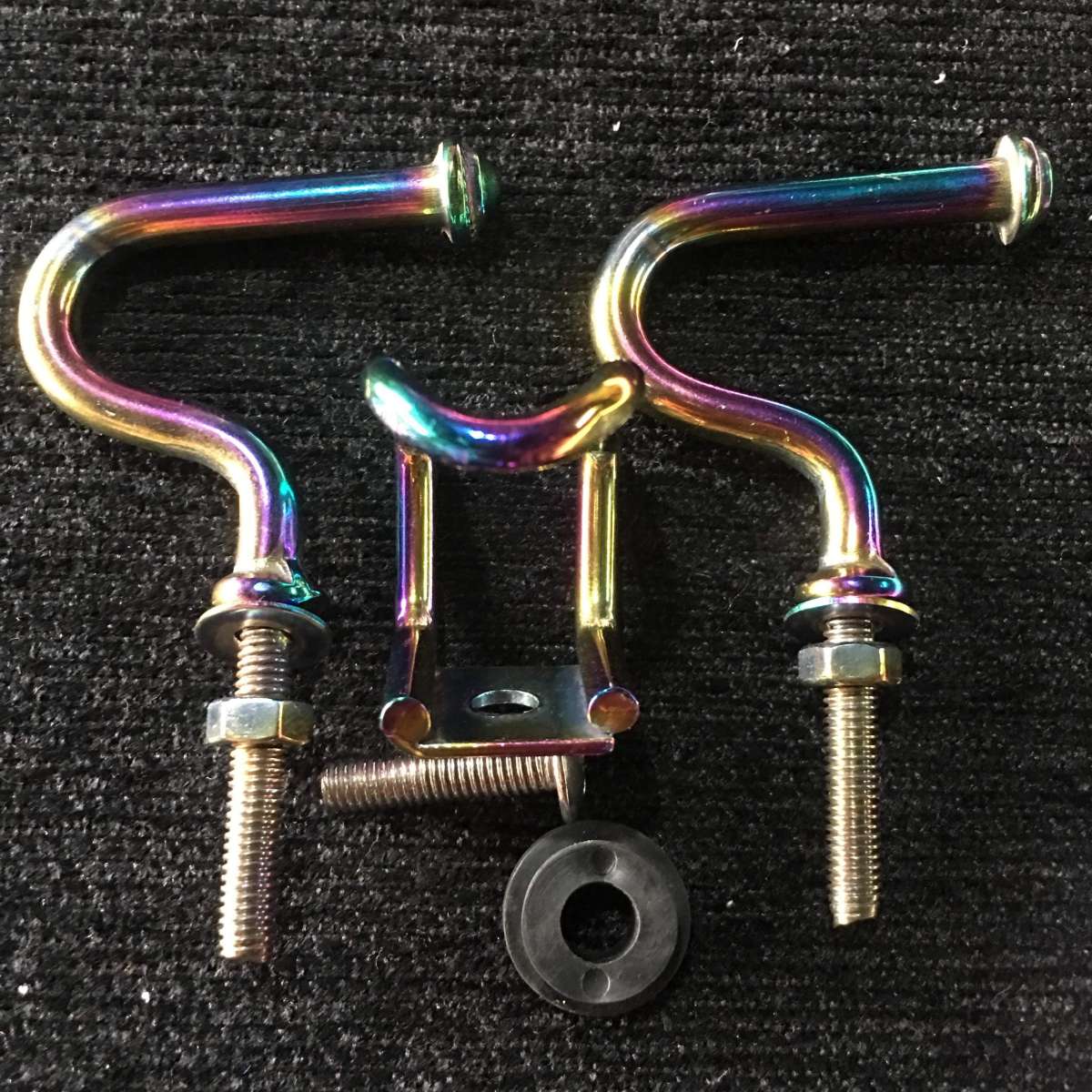 BỘ MÓC TREO ĐỒ BẰNG INOX 7 MÀU CHO XE GẮN MÁY