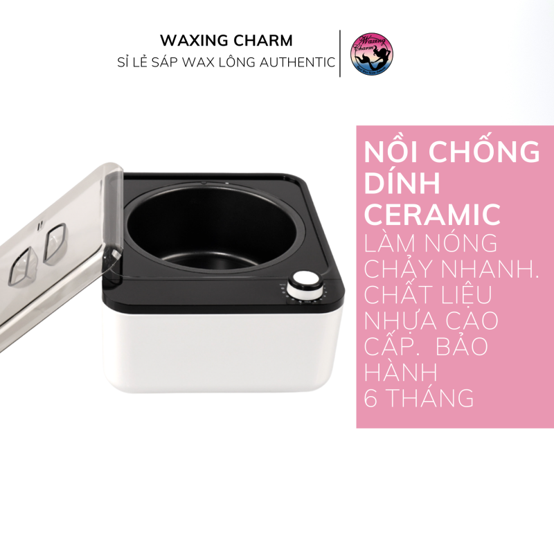 NỒI NẤU SÁP WAX CHỐNG DÍNH CERAMIC LOẠI ĐẠT CHUẨN EU CAO CẤP (BẢO HÀNH 6 THÁNG)