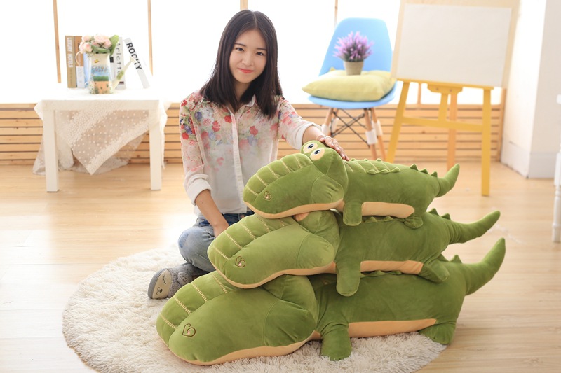 Gấu bông cá sấu bông đầu to mắt trố cute
