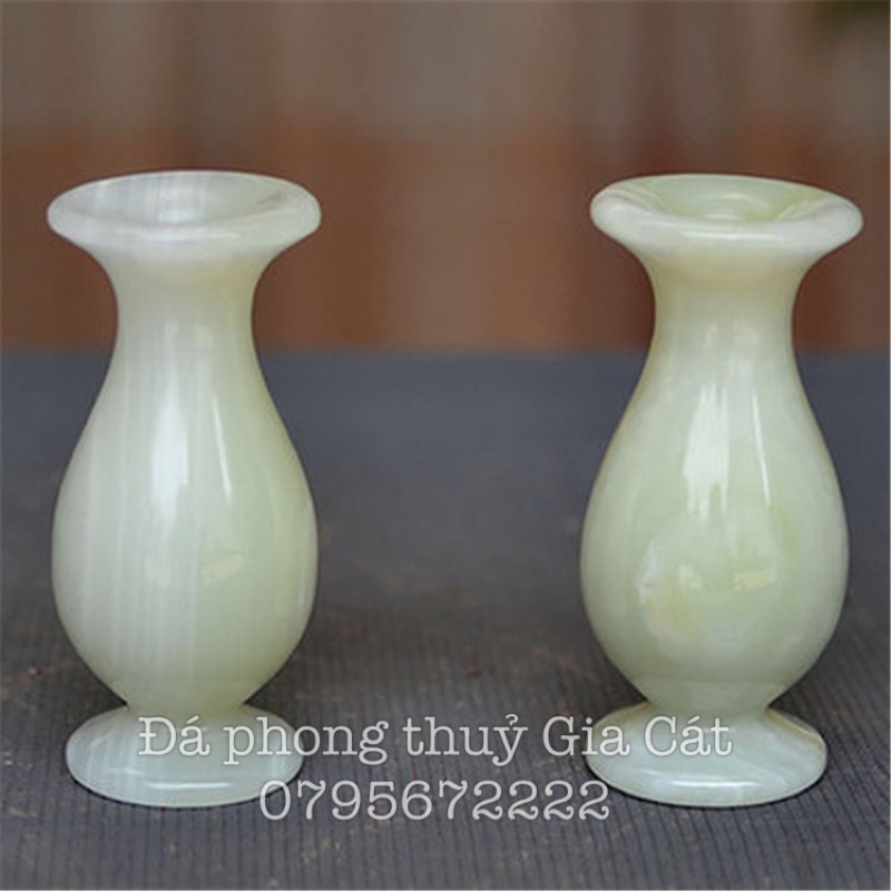 Lọ hoa đá ngọc pakistan Đá phong thuỷ Gia Cát