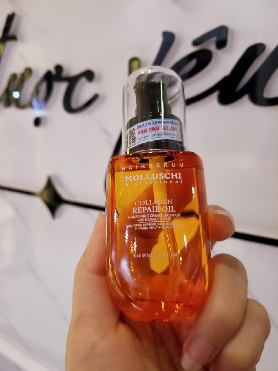 TINH DẦU DƯỠNG TÓC ARGAN - MOLLUSCHI-CHÍNH HÃNG