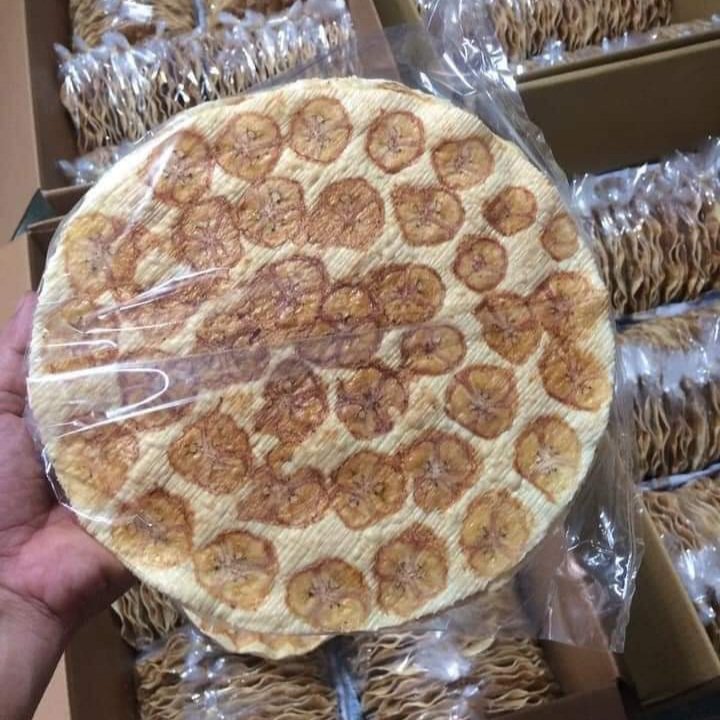 Bánh tráng chuối nướng