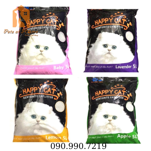 Cát vệ sinh mèo Happy Cat 5L (4kg)