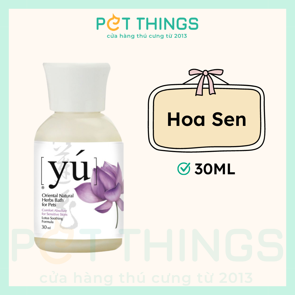 Pet shampoo yú 30ml/400ml for dogs and cats