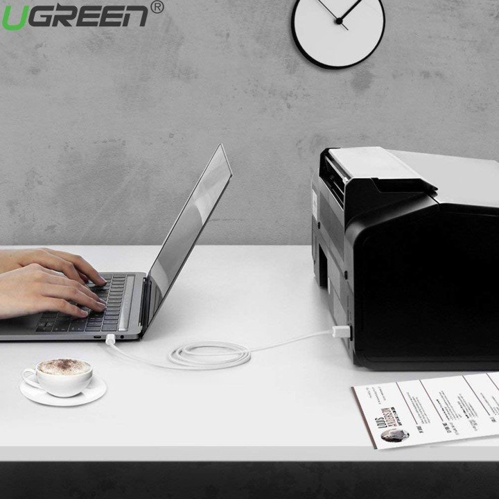 Cáp máy in USB Type C dài 1.5m Ugreen 40417