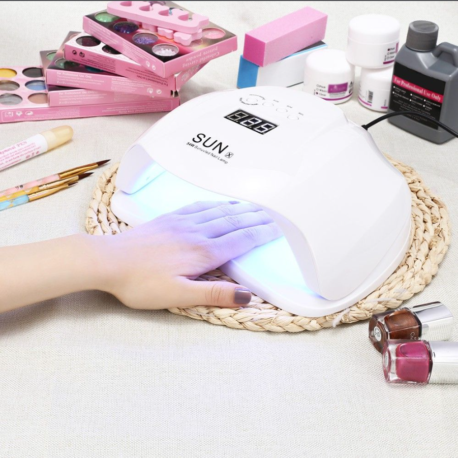 Máy sấy khô móng tay SUN X5 MAX xịn đèn led UV 150W dành cho sơn gel,máy hơ móng gel sun5 48W, máy làm móng sun 5 sơn gel làm móng tại nhà rút ngắn thời gian đắp và sơn