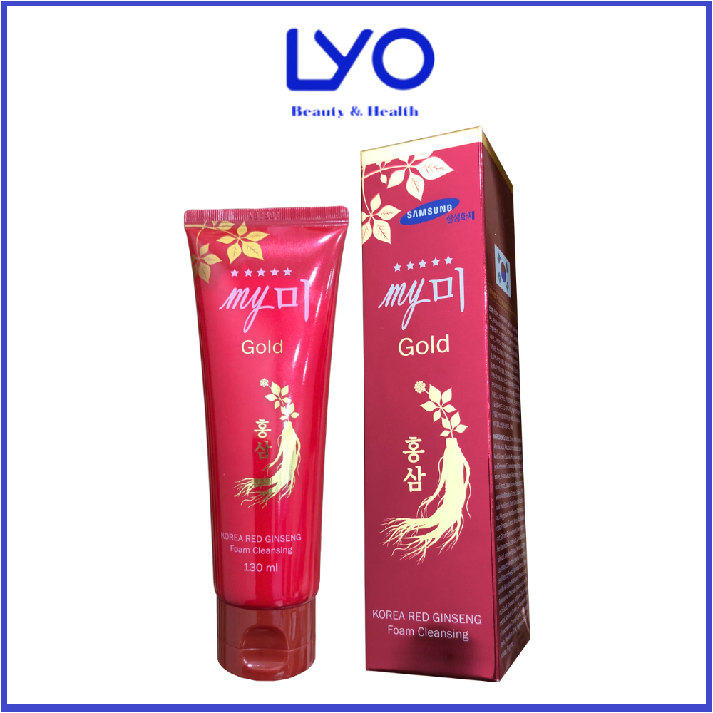 Sữa rửa mặt hồng sâm đỏ Hàn Quốc My Gold