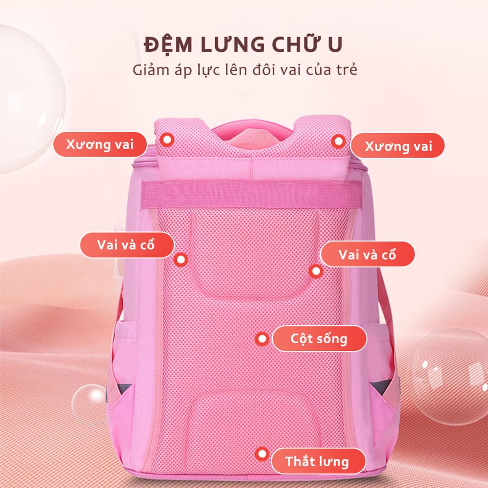HOÀN TIỀN 15% - Ba Lô Chống Gù Siêu Nhẹ Hình 3D Cho Học Sinh Tiểu Học Cặp Sách Học Sinh Có Phản Quang Cho Bé Gái Bé Trai