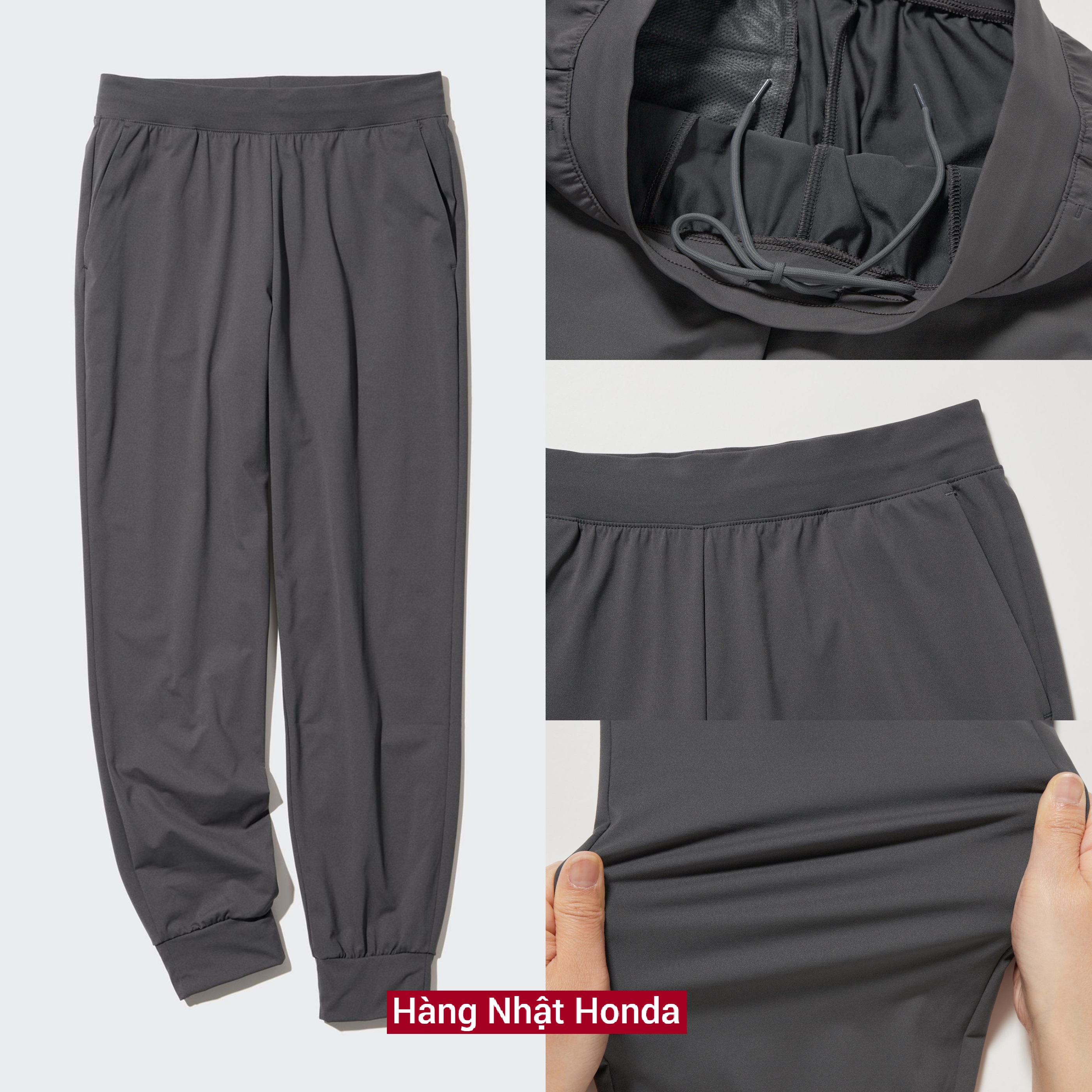 [Auth Uniqlo] Quần Thể Thao Jogger Co Dãn Bo Gấu Nữ - Tag Nhật