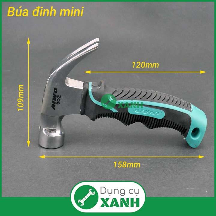 Búa đinh mini đầu nhám kiêm mồi đinh