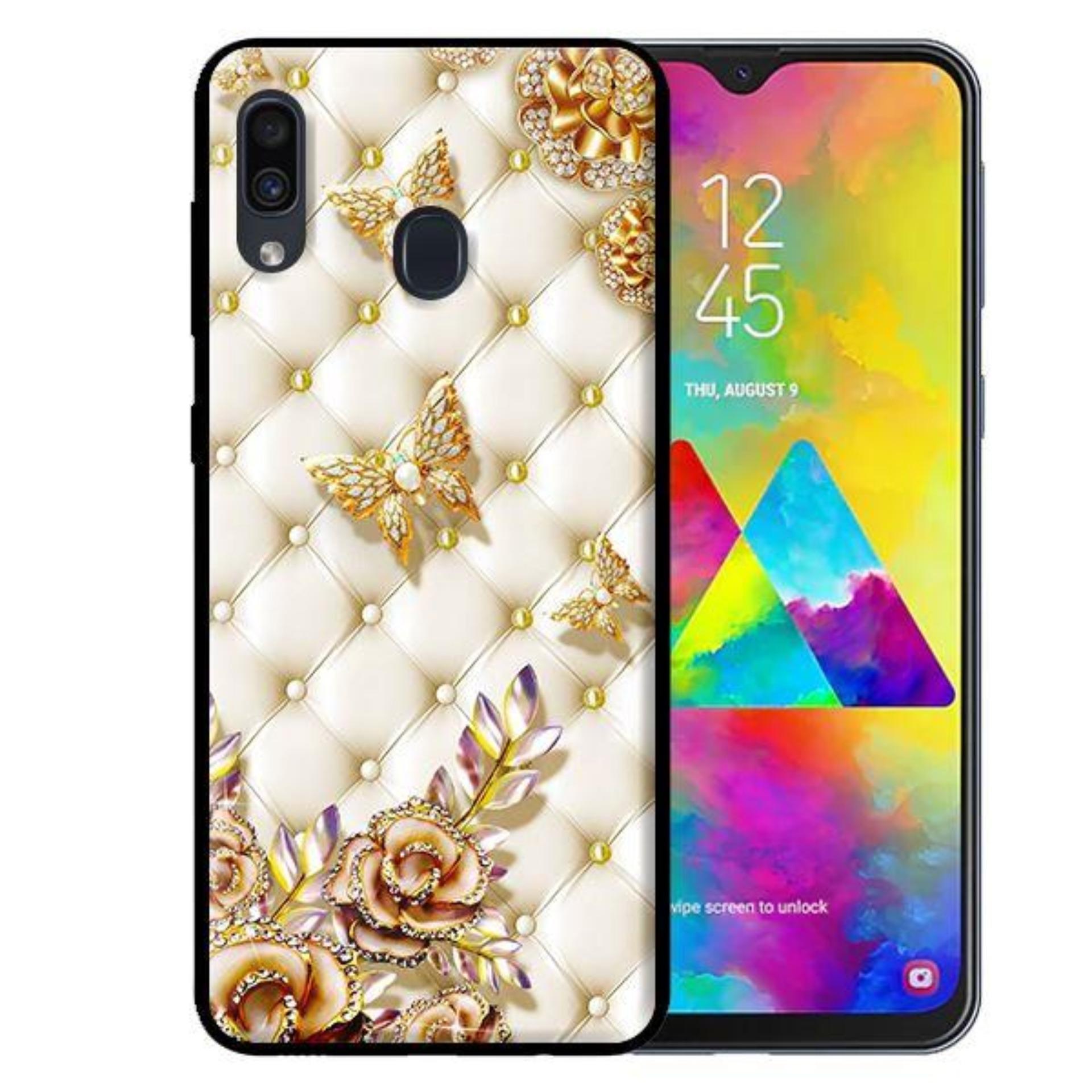 [HCM]Ốp Lưng Samsung A20 - A30 - Bướm Vàng Giả Da