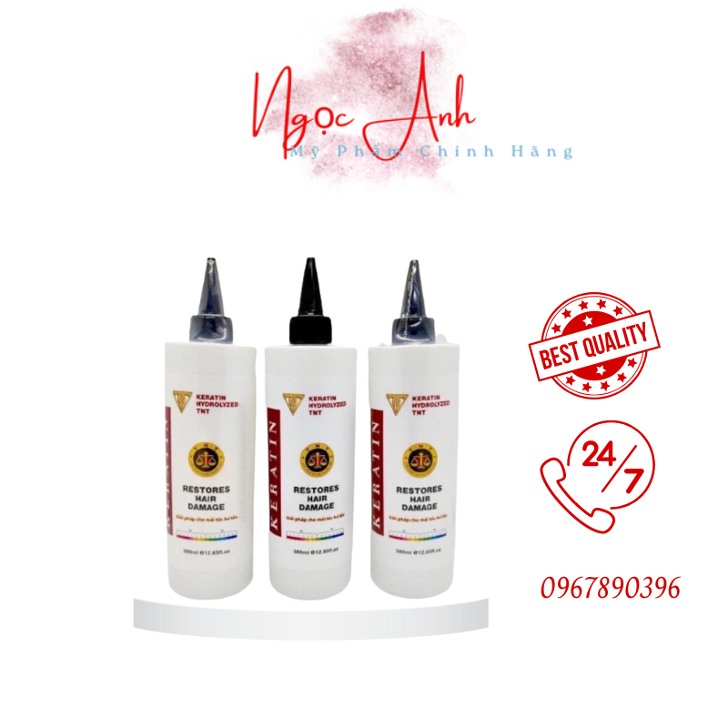 Hấp thủy phân siêu phục hồi tóc keratin tnt 380ml