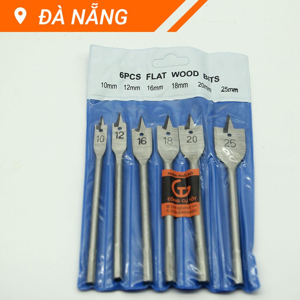 Bộ 6 mũi khoan đuôi cá