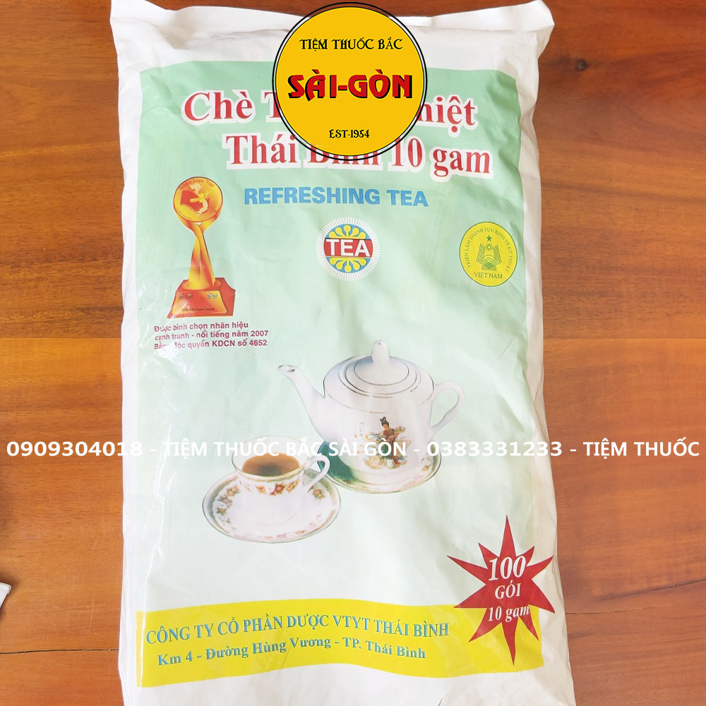 Chè Thanh Nhiệt Thái Bình Bịch 20 gói (Thanh nhiệt, hạ áp, ổn định đường huyết, ngủ ngon)