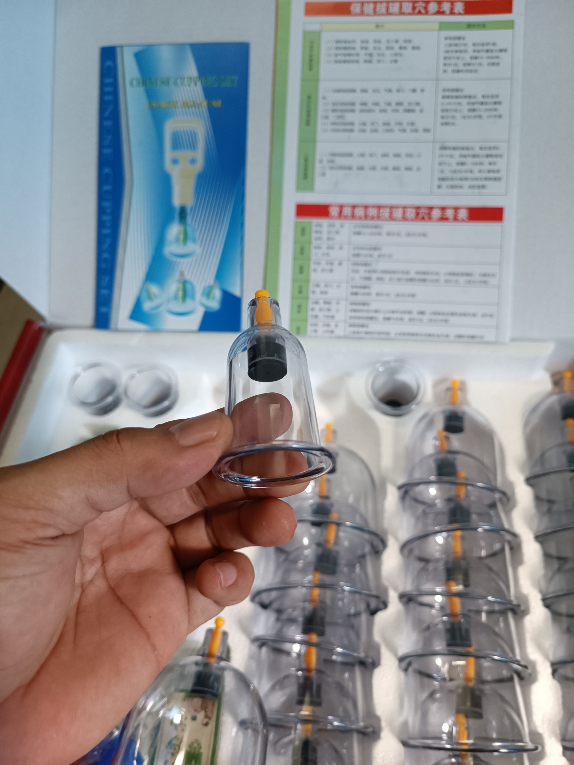 Bộ giác hơi chân không 32 cốc không dùng lửa