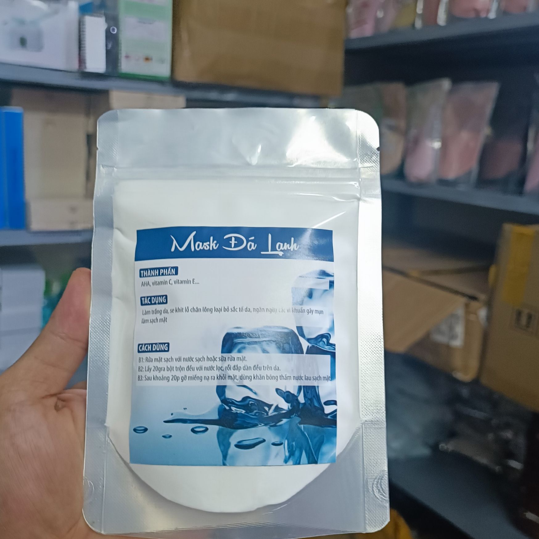 100g mặt nạ đá lạnh chăm sóc da