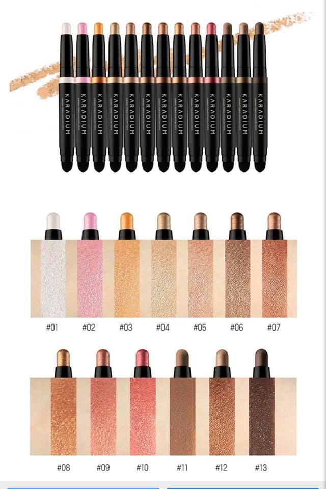 Phấn Mắt Nhũ Karadium Shining Pearl Shadow Stick 2 Đầu ( MÃ 85 )