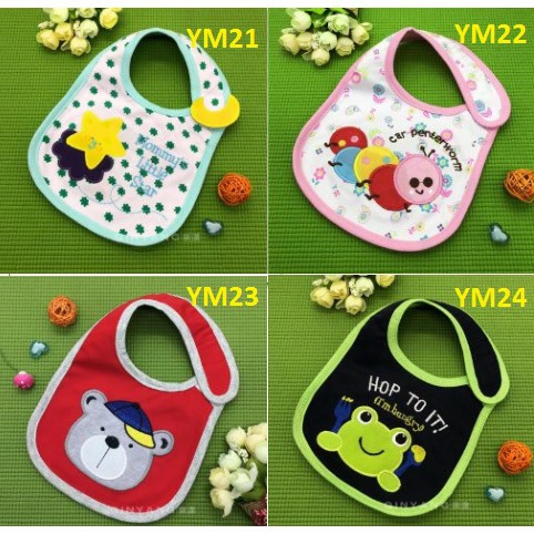 Yếm ăn dặm cotton cho bé