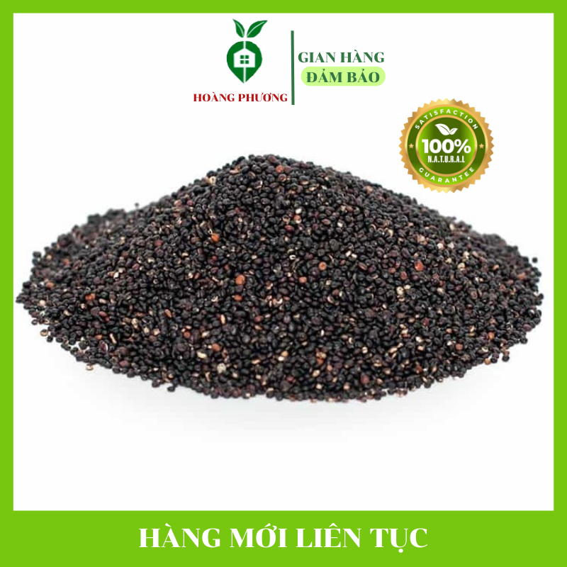 Hạt Quinoa Đen (Hạt diêm mạch) Hữu Cơ Peru 500g *FREESHIP* Diêm Mạch Hữu Cơ Đen